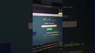Jogo da forca no Python  #programa&ccedil;&atilde;o #aprenderpython #python #tutorial #dicas #pythongame