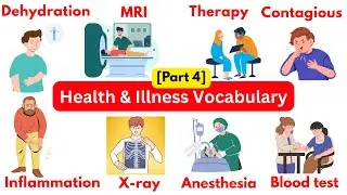 Illness and Health Problems You Must Know [Part 4] | English Vocabulary Words #learnenglish #health