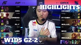 DRX vs AF - Game 2 Highlights | Week 1 Day 5 LCK Summer 2021 | DRX vs Afreeca Freecs G2