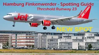 Hamburg Finkenwerder Airbus Factory - Runway 23 spot