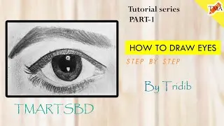 How to Draw Realistic Eyes | Step by Step | TM ARTS BD