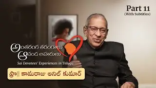 Part 11 | స్వామితో అనుభవాలు | Prof కామరాజు అనిల్ కుమార్ | Experiences with Swami | Prof K Anil Kumar