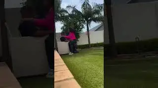 Dj Zinhle and her husband Morda Bongz having a quality time