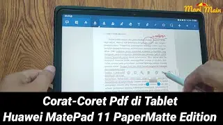 Doodle on a Pdf on the Huawei MatePad 11 PaperMatte Edition Tablet (annotation)