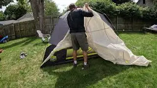 Costco Core 6 person Lighted Dome Tent  One man set up