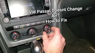 VW Passat No Defrost / Stuck Air Mode FIX (Blend Door Actuator) | 2012&ndash;2018