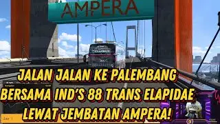 EXPLORE PALEMBANG JETBUS 5 SHD IND'S 88 TRANS ELAPIDAE FULL BASURI AMPERA !EURO TRUCK SIMULATOR 2