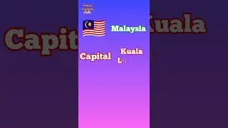 Flag, Country, Capital, Currency of Malaysia || Static GK || General Knowledge