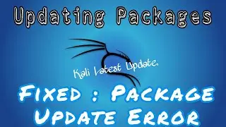 Fixed : Packages not updating. #KaliLinux #Tips 2022. #Solved #apt-get #update . #Terminal