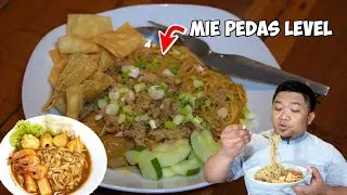 MIE PEDAS LEVEL & TOM YAM UDANG JUARA DARI MIE DELIMA!!