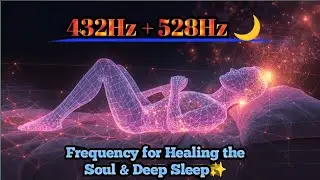 432Hz + 528Hz 🌙 Frequency for Healing the Soul & Deep Sleep