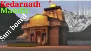 Kedarnath temple model making | how to make Kedarnath temple | Kedarnath Mandir with San board,