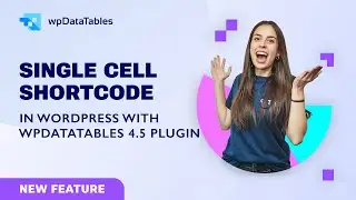How to Use Single Cell Shortcode in wpDataTables WordPress Tables and Charts plugin