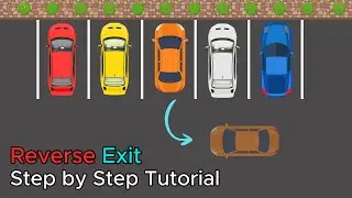 How to Exit a Parking Bay in Reverse - Step by Step Tutorial