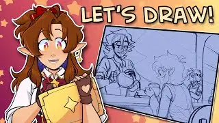 Let's Draw Together! Castoff x Azure Mirage Crossover!