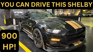 900 HORSEPOWER FORD SHELBY MUSTANG GT-500H RACE CAR Review - Hertz Miami Airport