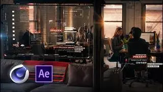 Excellent Futuristic OS-UI (VFX) Motion Graphics 2022 | CINEMA 4D | RoysMograph Design