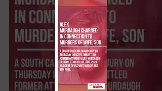 Alex Murdaugh charged in connection to murders of wife, son