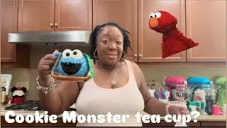Cookie 🍪 Monster tea cup set | Multi store shopping haul