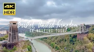 Clifton Suspension Bridge Walk l Stunning Views of Bristol in 4k HDR 🇬🇧