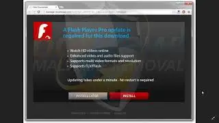 Fixit WARNING Never click a Adobe Flash player update it is a Malware Scam