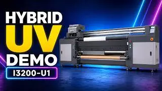 Audley Hybrid UV Printer in Action | I3200-U1 4 & 6 Head Demo
