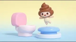 Flush, Flush, Bye Bye 🚽🎵 Press the Button Kids Song | PolPoppy