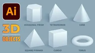 Come si creano gli oggetti 3D con Illustrator? Tutorial illustrator ita | Oggetto 3D Illustrator