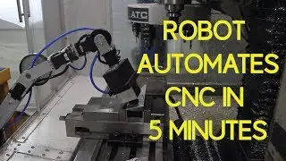 Robotic Arm Automotation of CNC Material Handling