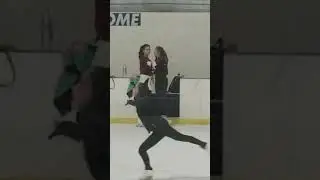 Ashley and Paige @ Icetime for Ashley's bday party