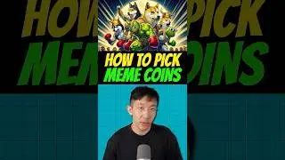 How to pick MEME coins? #crypto #memecoins #altcoins #cryptoinvesting