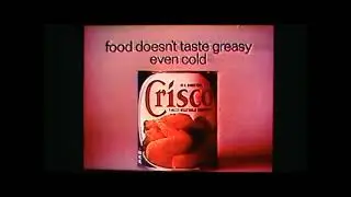 CMGUS VCR CLASSIC MEME: CRISCO FOOD DOESN'T TASTE GREASY I GUESS MOTHER KNOWS BEST COMMERCIAL CLIP