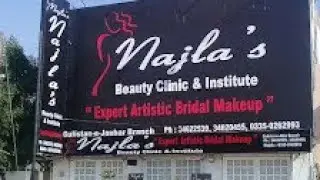 || Najla's Beauty Saloon || meni pedi || Hair dye with Highlights || wahan jakay pta chala || #naima