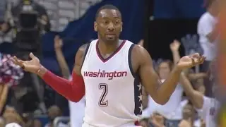 John Wall Ain't Michael Jordan Baby! MJ Shrug! Hawks vs Wizards Game 1