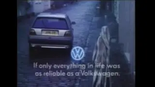 Old Volkswagen Golf Car Commercial about Changes | 1980's UK TV ADVERT