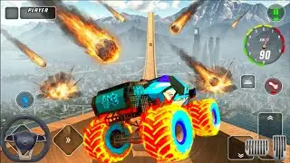 4x4 Monster Truck Derby Stunt mega Ramp || Gameplay game || stunt game || 3D Game ||