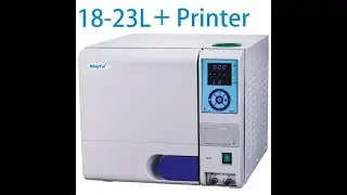 How to USE Sun&reg; SUN-III-X Dental Autoclave Sterilizer Vacuum Steam 18-23L ClassB with Printer