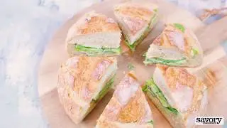 How to Make Hummus and Goat Cheese Sandwiches  | SavoryOnline