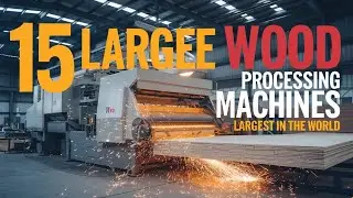 15 Modern Woodworking Machines That Will Blow Your Mind! ||Machinery & Farming||