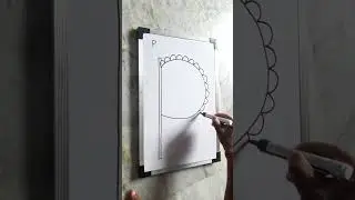 hand fan drawing#short🙏