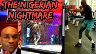 kamaru usman the Nigerian nightmare live faceoff night
