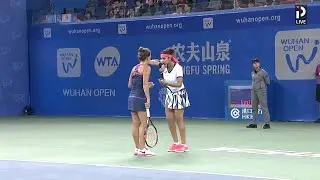 Sania Mirza/Barbora Strycova vs. Chan/Chan Wuhan 2016 SF 💙⭐