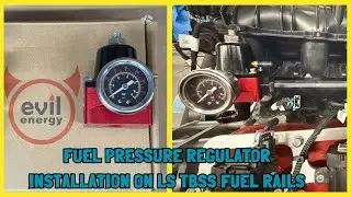 Fuel Pressure Regulator EFI Install on TBSS Fuel Rail - #evilenergy #lsswaptheworld #lsswapped