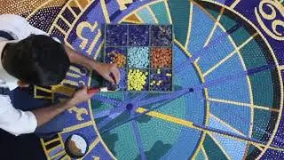 Prague Astronomical Clock - Mosaic Medallion