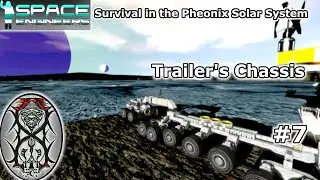 Space Engineers Survival in The Pheonix Solar System -  Ep7 Trailer Chassis