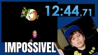 IMPOSSÍVEL! ZERADO EM 12:44.71! O Speedrun Mais INSANO de SMW