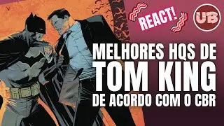Melhores HQs de Tom King na DC Comics - React da lista do CBR