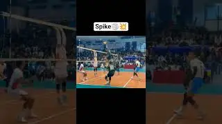#powerful #quick #spike #volleyball