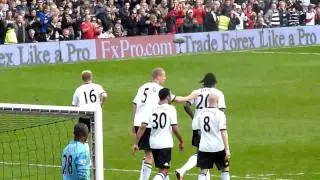 Fulham FC v Blackpool 3rd April 2011 - Dickson Etuhu goal 3-0