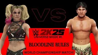 INTERGENDER BLOODLINE RULES MATCH!?! | WWE 2K25 UNIVERSE MODE